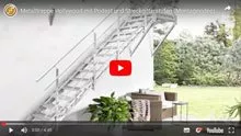 Aufbauanleitung für die Außentreppe mit Podest und Streckgitterstufen