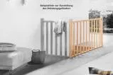 Mobile Preview: Holzsäulen Brüstungsgeländer in Buche für die Massivholztreppe Savoy (200 cm Set)